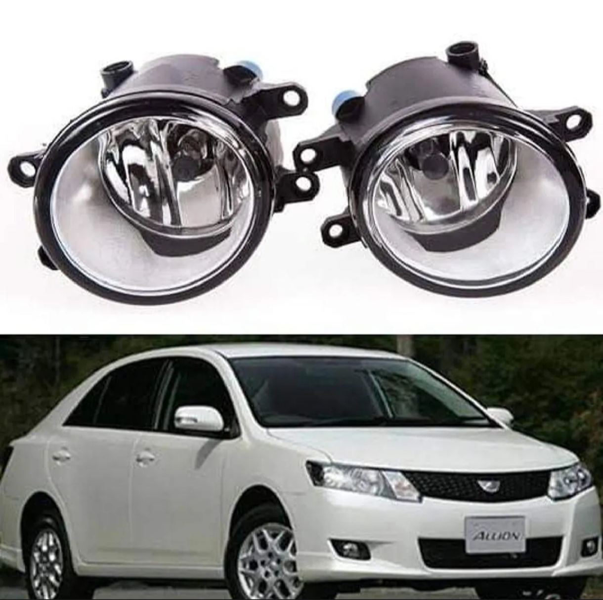 Toyota Corolla Fielder Axio Fog Light Replacement Axio Front Bumper Driving Fog Lamps Assembly Halogen Bulb - 2Pis 1 Pair