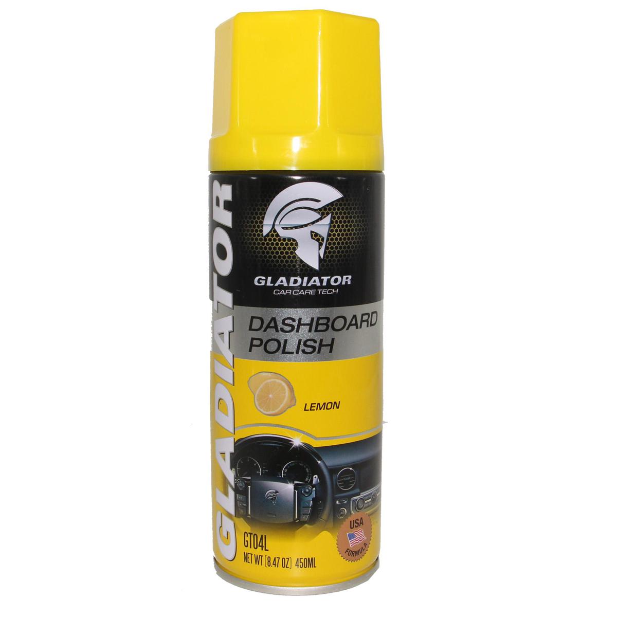 Gladiator Dashboard Polish 450ml - Lemon