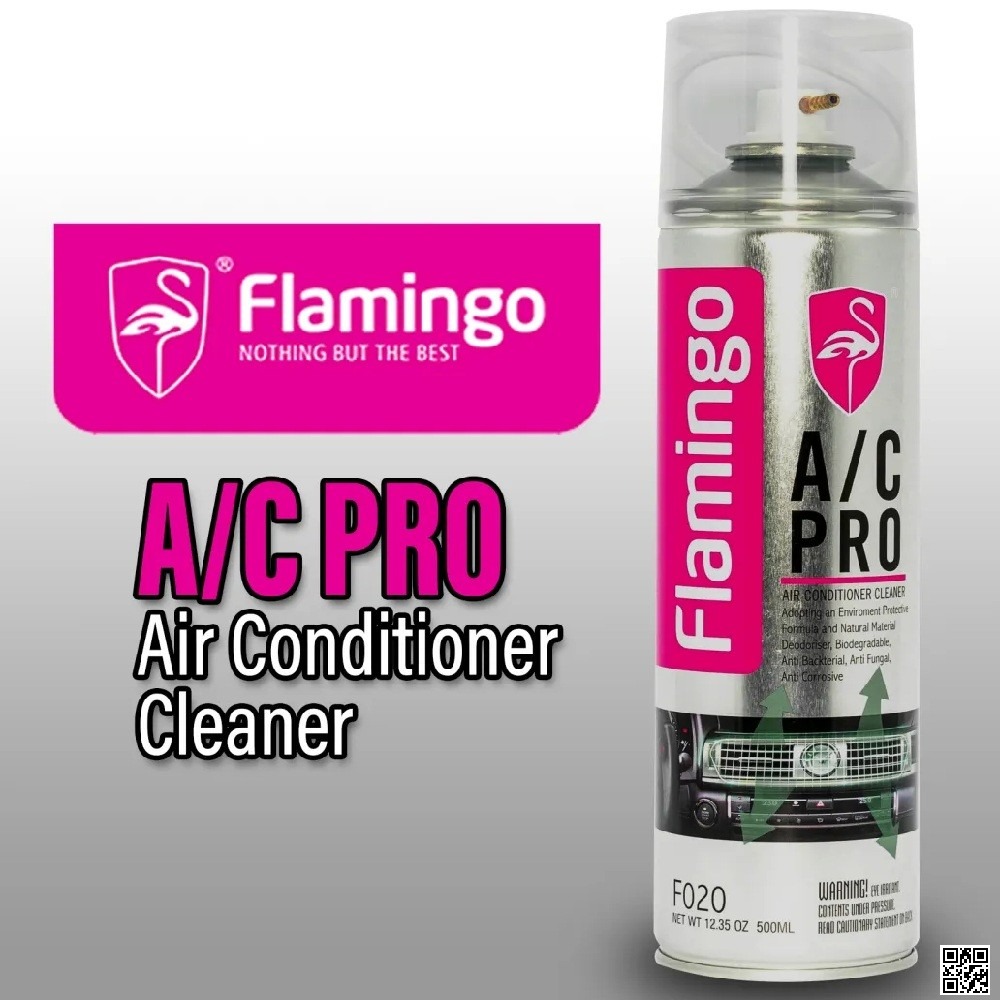 Flamingo Air Conditioner Cleaner Ac Pro, Flamingo A/C Pro 500ml Cleaner For Household, Office, Car Air Conditioner