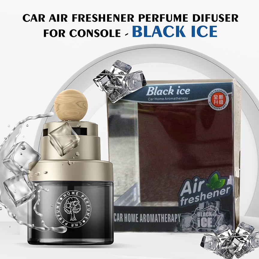 Car Air Freshener Perfume Diffuser For Console - Black Ice