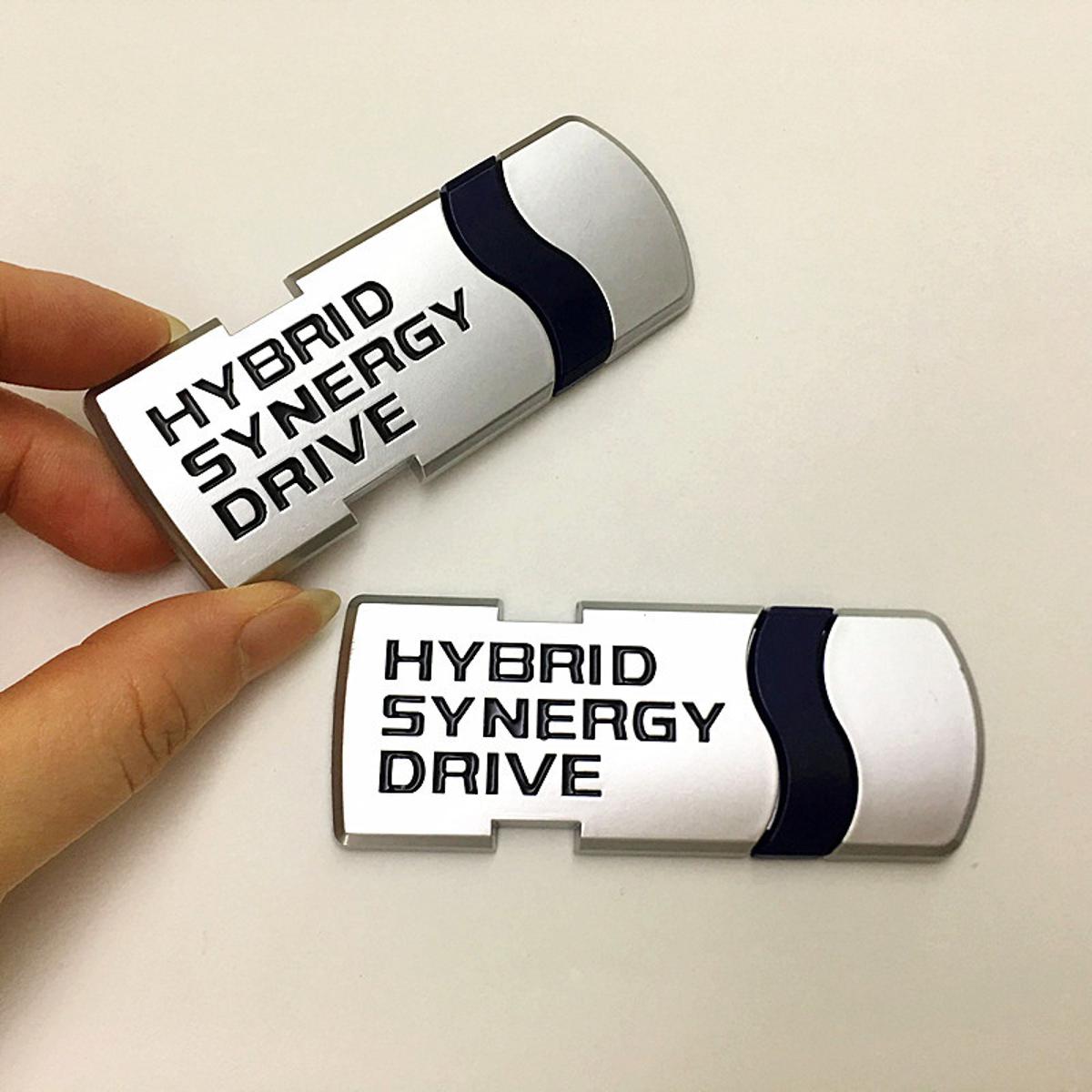 Car Sticker Emblem Auto Badge Decal for Toyota Hybrid Synergy Drive Letter Prius Camry Rav4 Crown Auris Car Styling Accessories