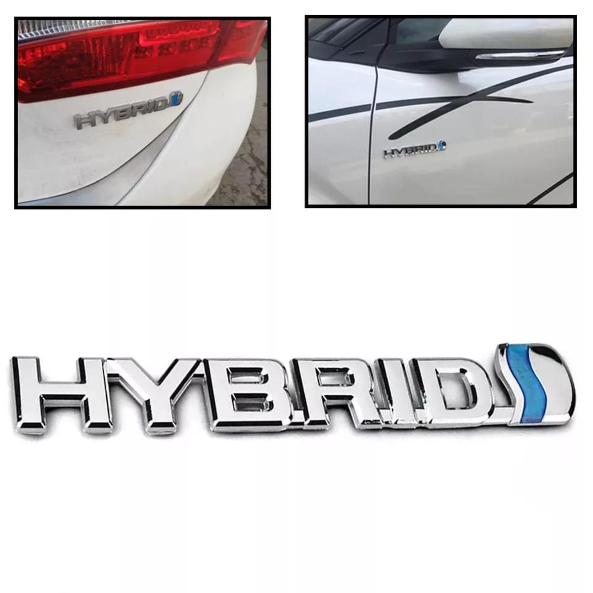 1 PC 3D Chrome HYBRID Emblem