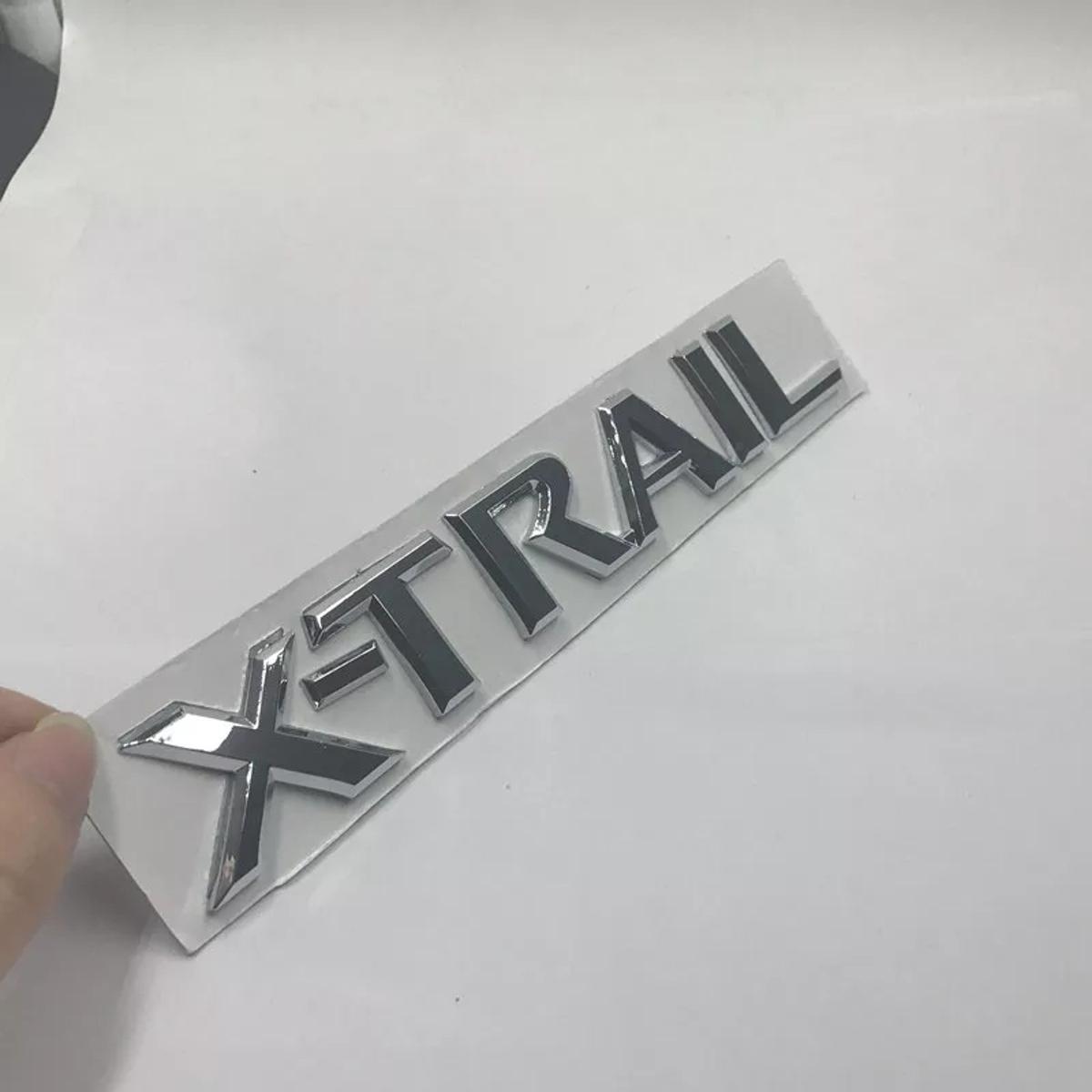 Car Stickers and Decals 3D Chrome Sticker X Trail Xtrail Emblem Badge Letters Rear Tail Sticker For Nissan X-Trail Auto Styling