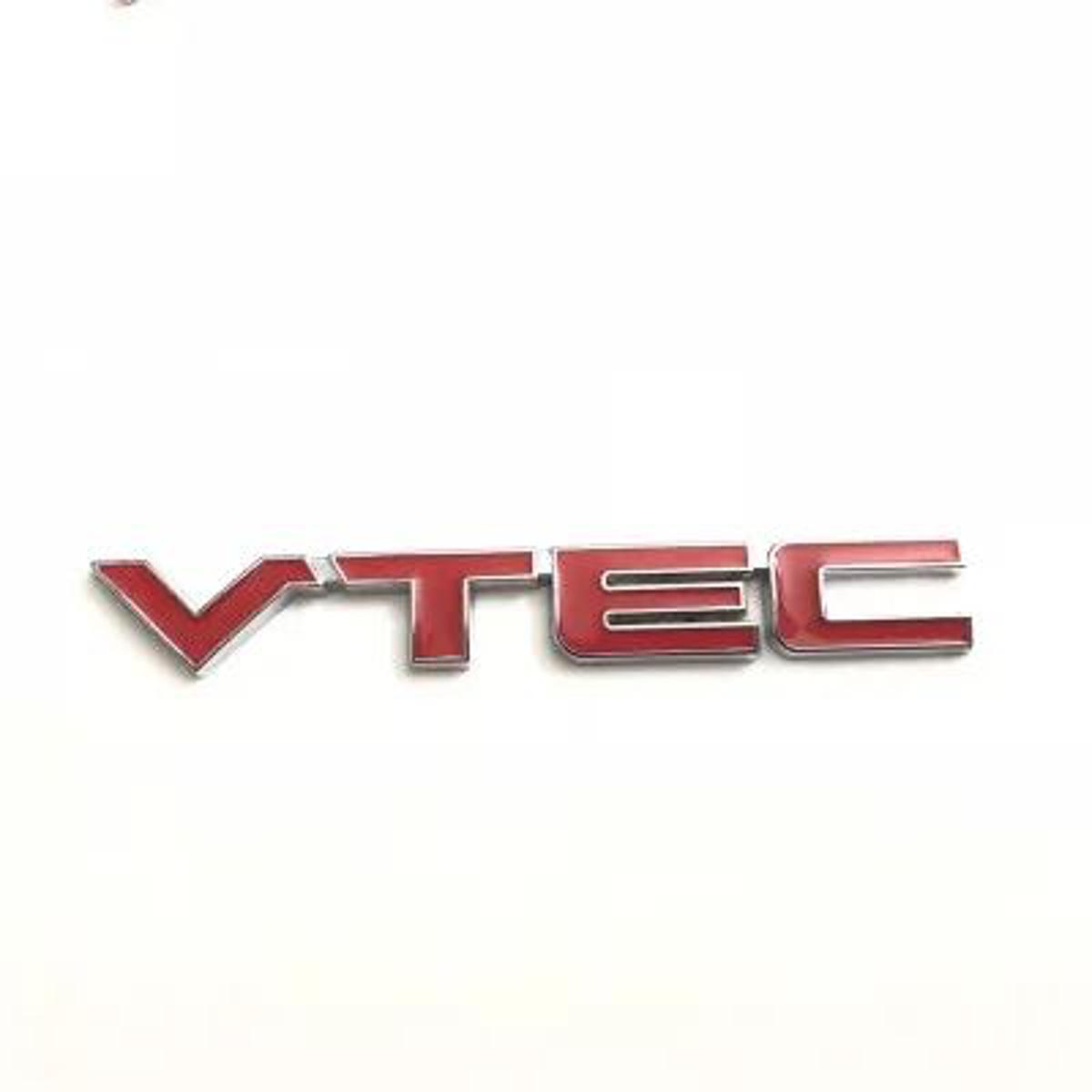 Metal Car Sticker Vtec Emblem Badge Sticker Decal For Honda - Bike Stickers
