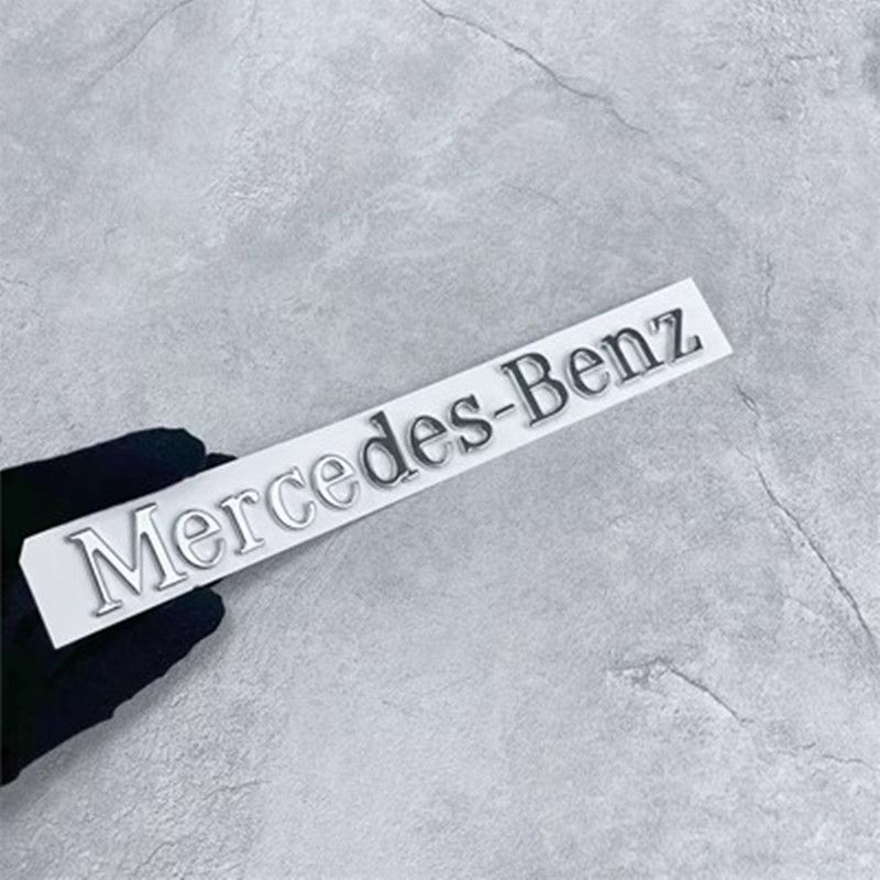 Mercedes-Benz Letter Emblem 3d Logo Nameplate Badge Decoration