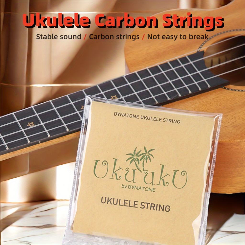 Nylon Ukulele String Tuning Replacement 1 Pack 4 Strings for Musical Instruments