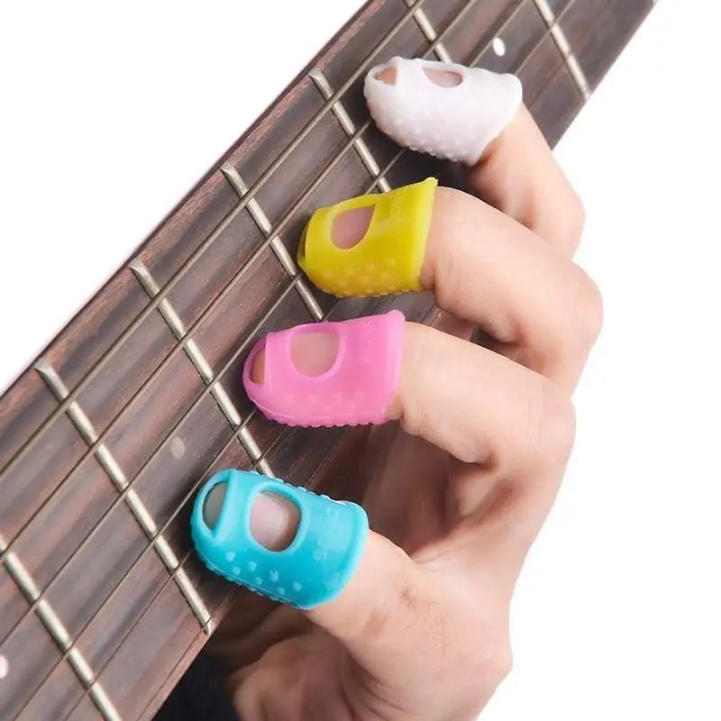 Silicone Finger Cover Guitar Fingerstall String Instrument